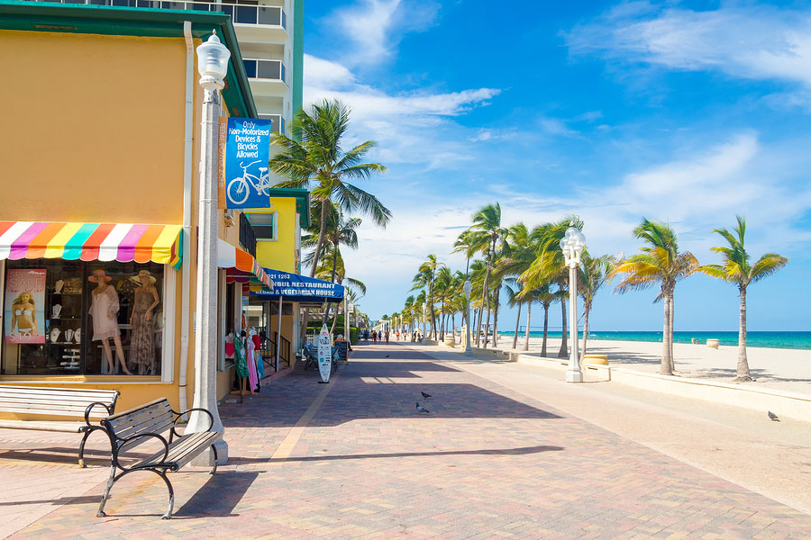 Hollywood Beach Broadwalk - North Miami Beach, FL