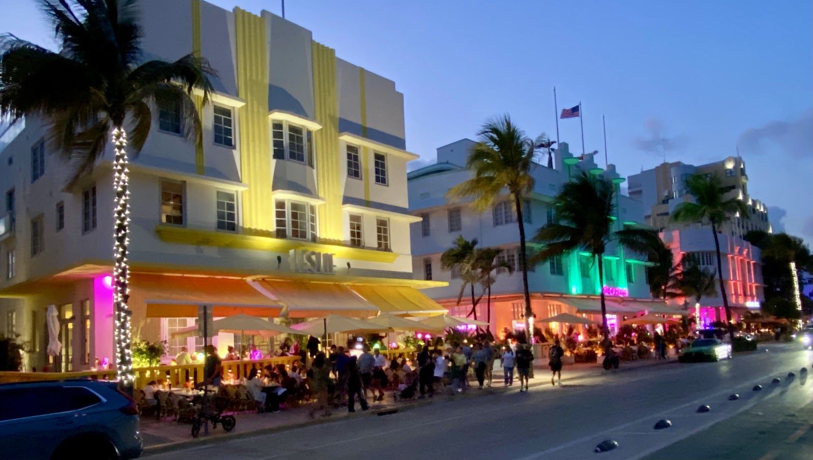Ocean Drive and the Art Deco Historic District - Miami Beach, FL